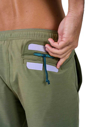 Shorts Vissla 17,5" Solid Sets Verde