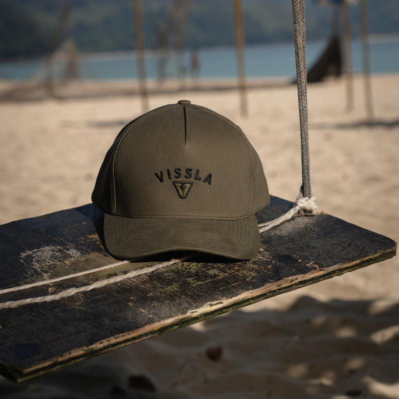 Boné Vissla Solar Swells Verde Oliva