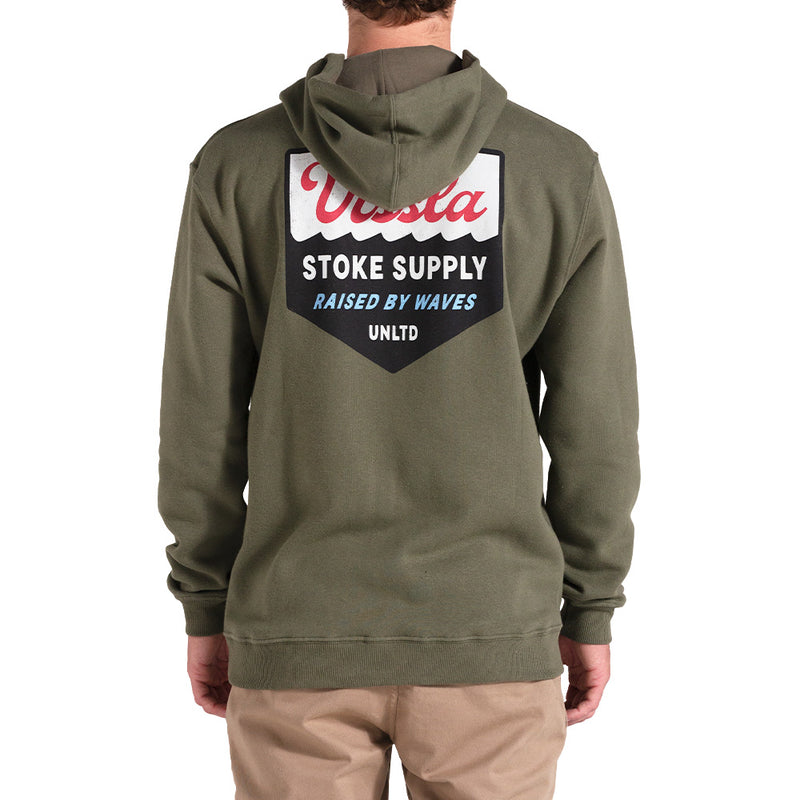 Moletom Canguru Vissla Stoke Supply Verde