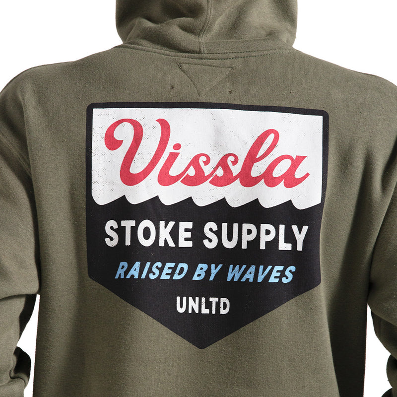 Moletom Canguru Vissla Stoke Supply Verde