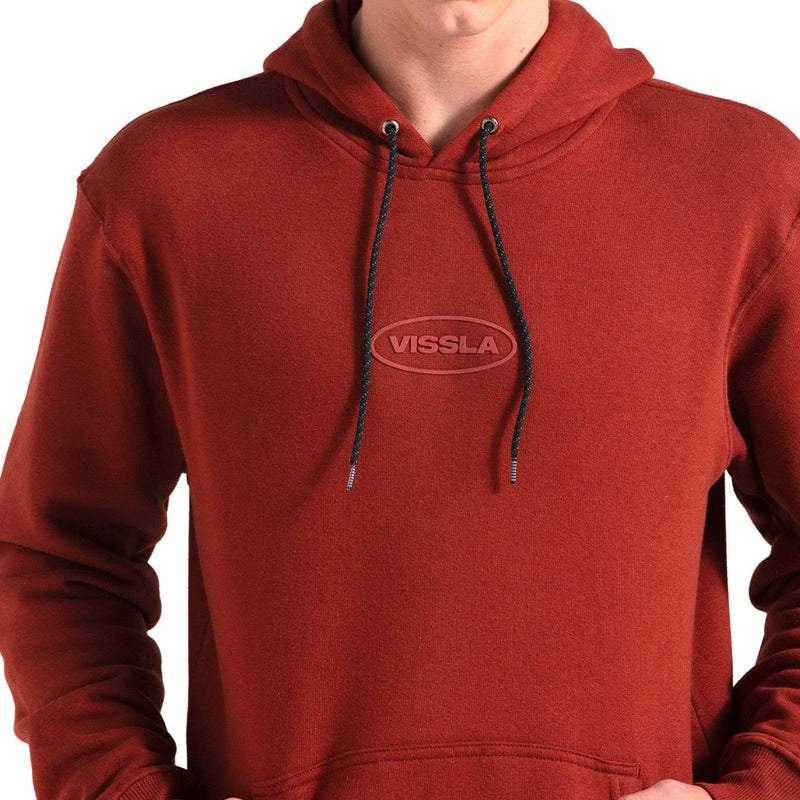 Moletom Canguru Vissla Elipse Vermelho