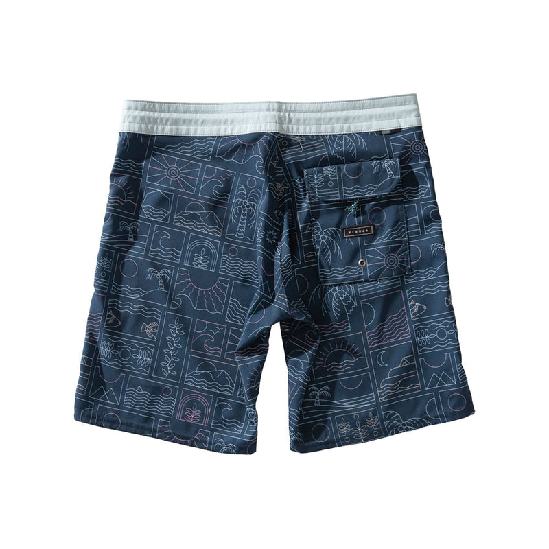 Boardshort Vissla Off The Grid 18.5" Azul Marinho
