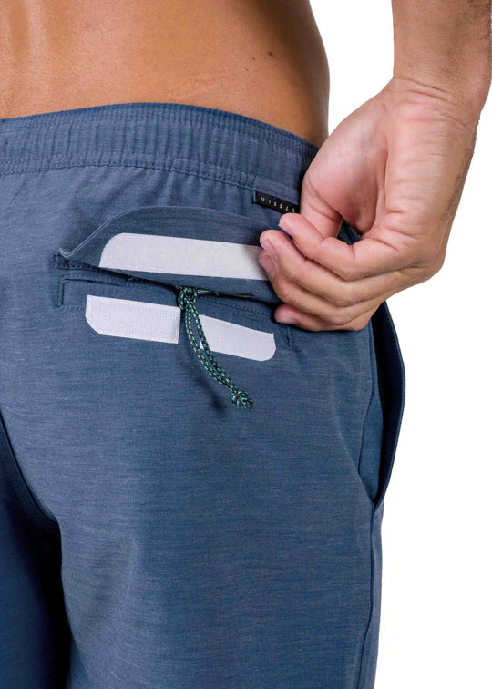 Shorts Vissla 17,5" Solid Sets Azul