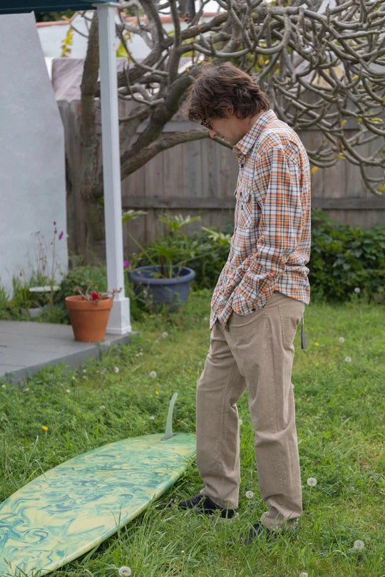 Calça Vissla Border Cord Kaki