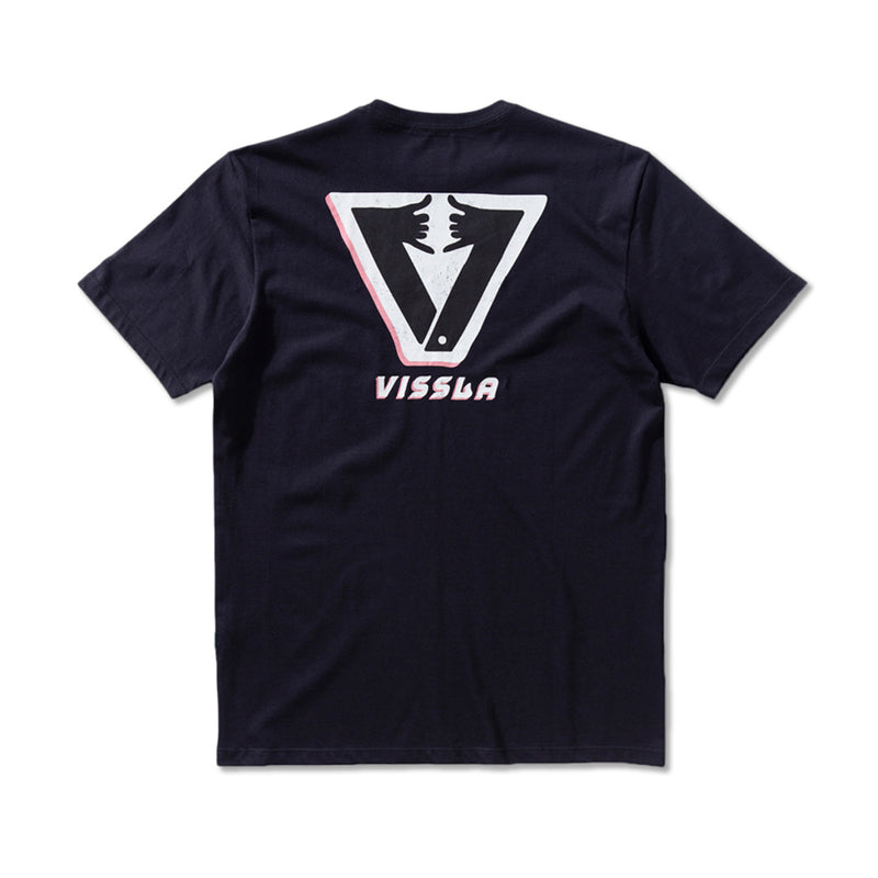 Camiseta Vissla Amigo Shaka Preto