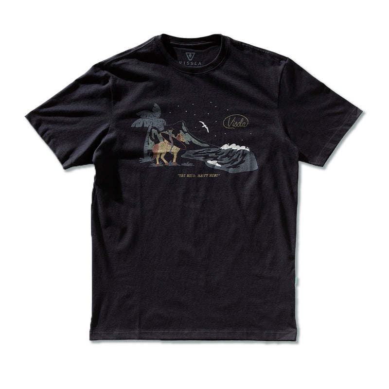 Camiseta Vissla Wavy West Preto