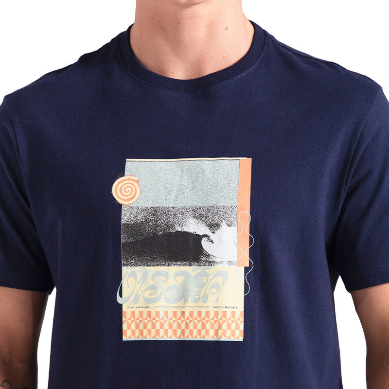 Camiseta Vissla Foam Ball Azul Marinho