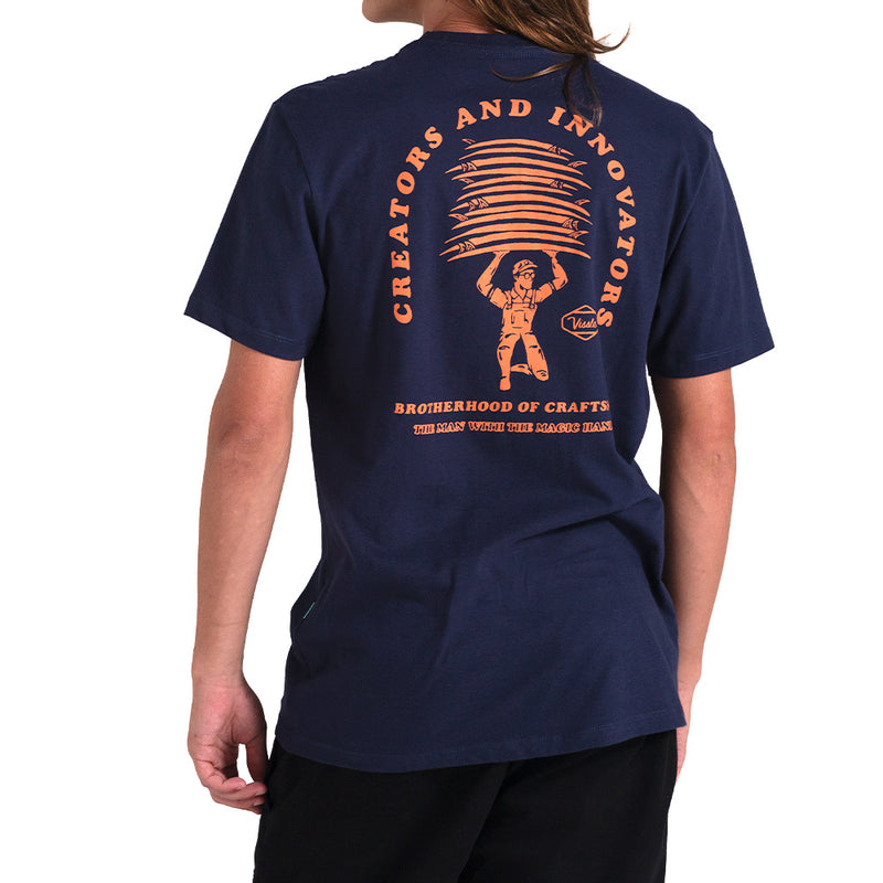Camiseta Vissla Magic Hands Azul Marinho