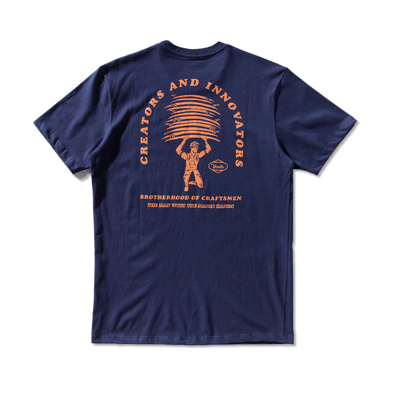 Camiseta Vissla Magic Hands Azul Marinho