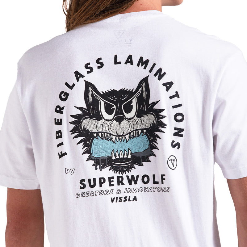 Camiseta Vissla Superwolf Branco