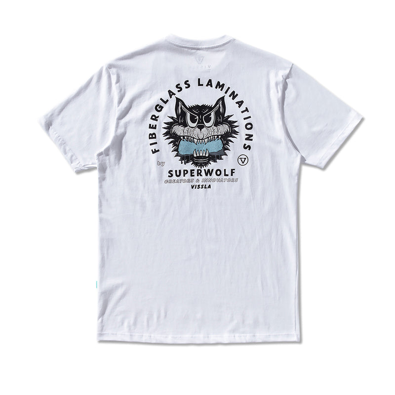 Camiseta Vissla Superwolf Branco