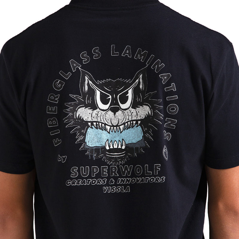 Camiseta Vissla Superwolf Preto