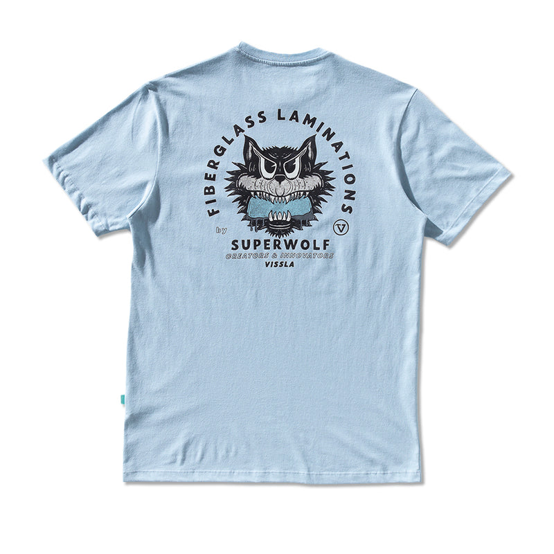 Camiseta Vissla Superwolf Azul