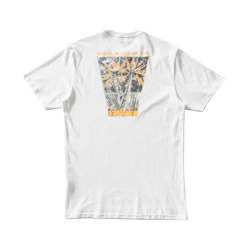 Camiseta Manga Curta Branca Vissla Voltage