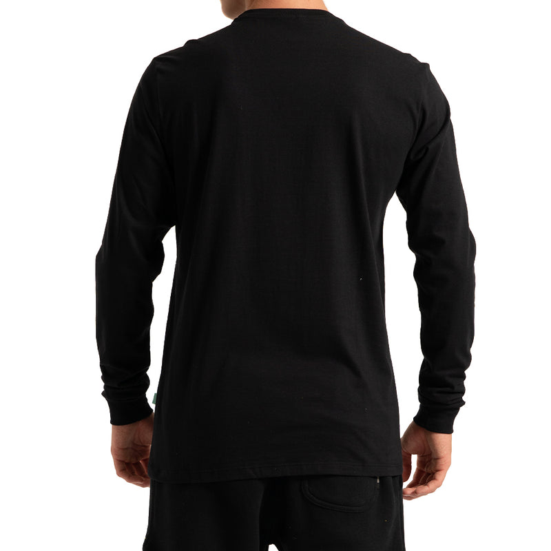 Camiseta Manga Longa Vissla Established Preta