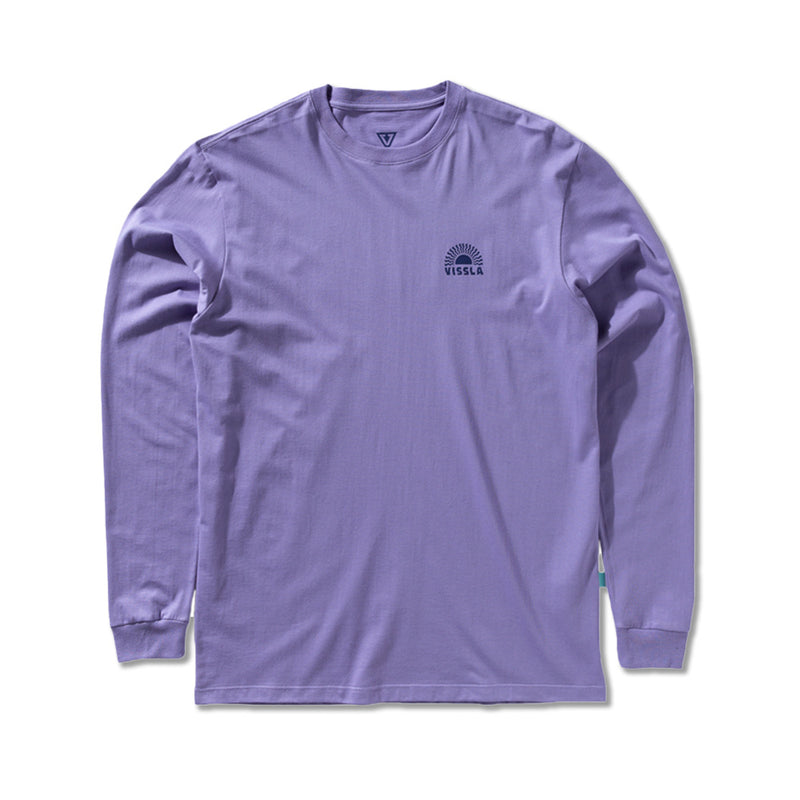 Camiseta Manga Longa Vissla Speed Wobble Lilás