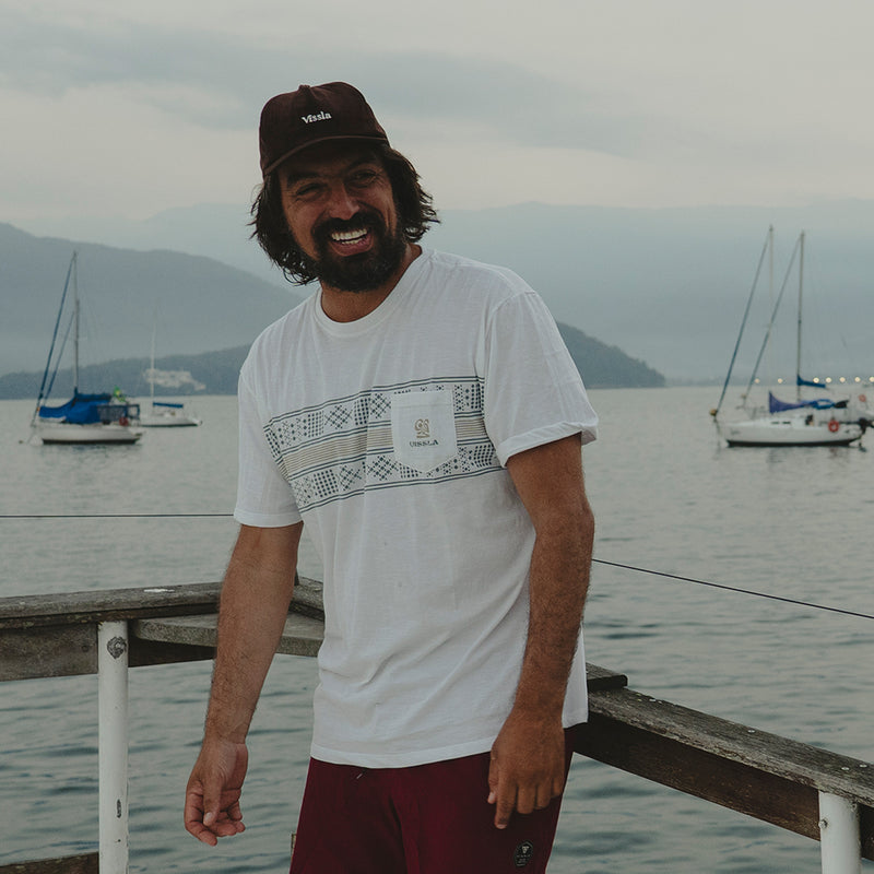 Camiseta Vissla Waikiki Off White