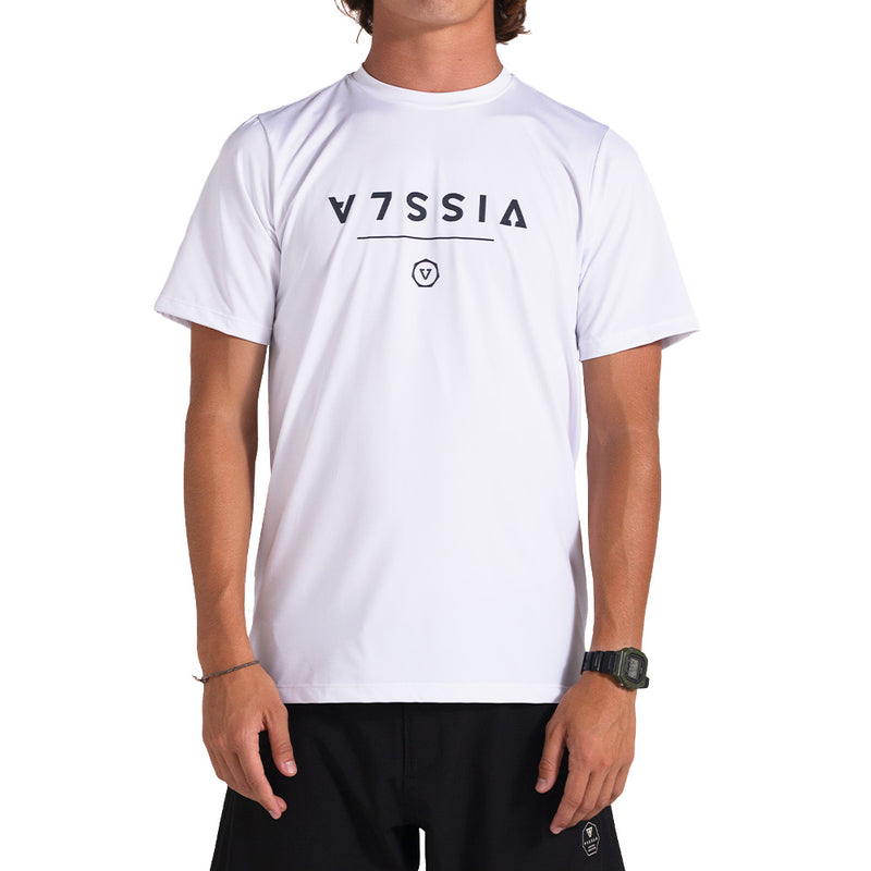 Camiseta Vissla Glyphs Comp Lite Branco