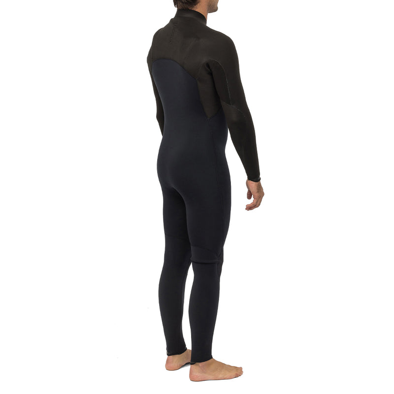 Long John Vissla High Seas II 3-2 Full Chest Zip Preto