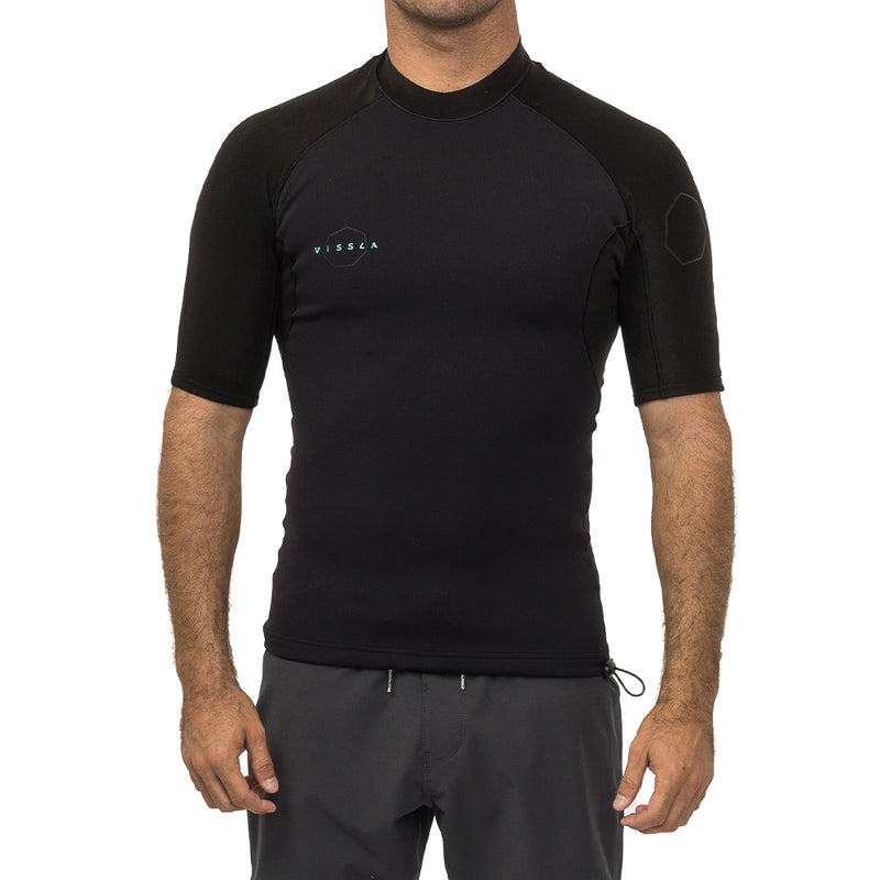 Jaqueta Vissla High Seas II 1MM SS Preta