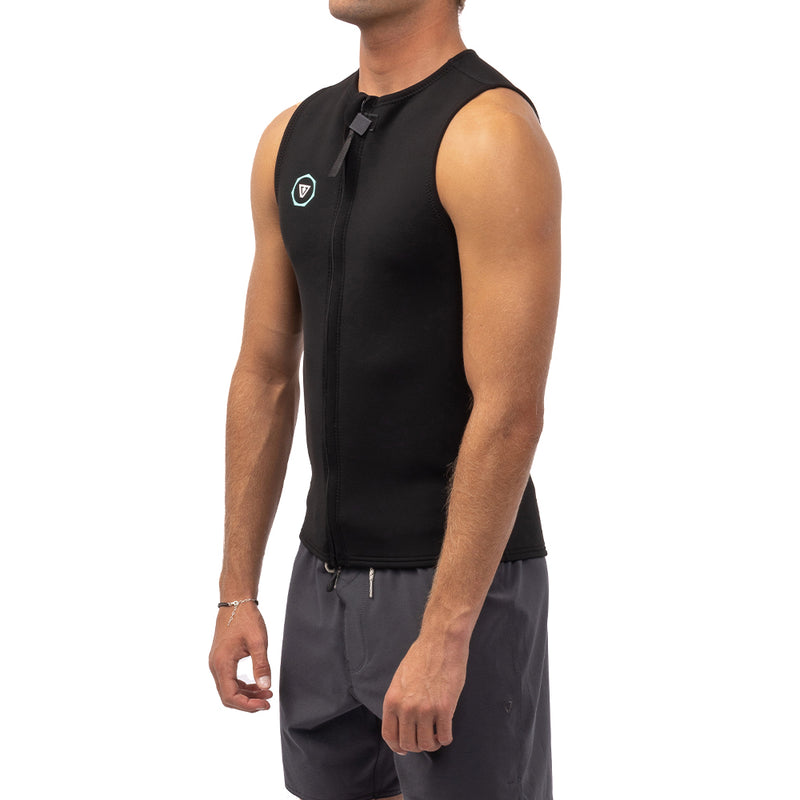 Jaqueta Neoprene Vissla 7 Seas 2MM Front Zip Vest Preto