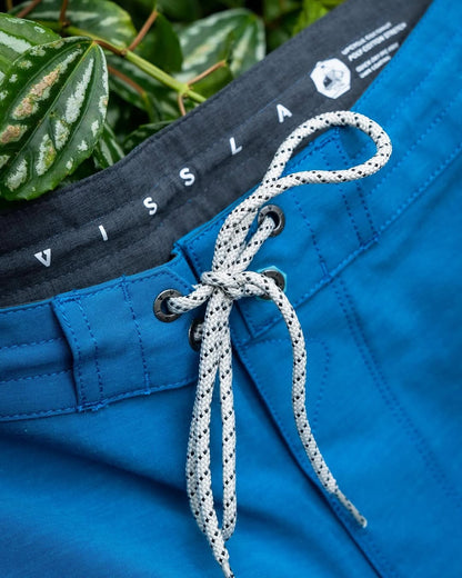 Boardshort Upcycled Coconut Vissla 18,5'' Solid Sets Azul