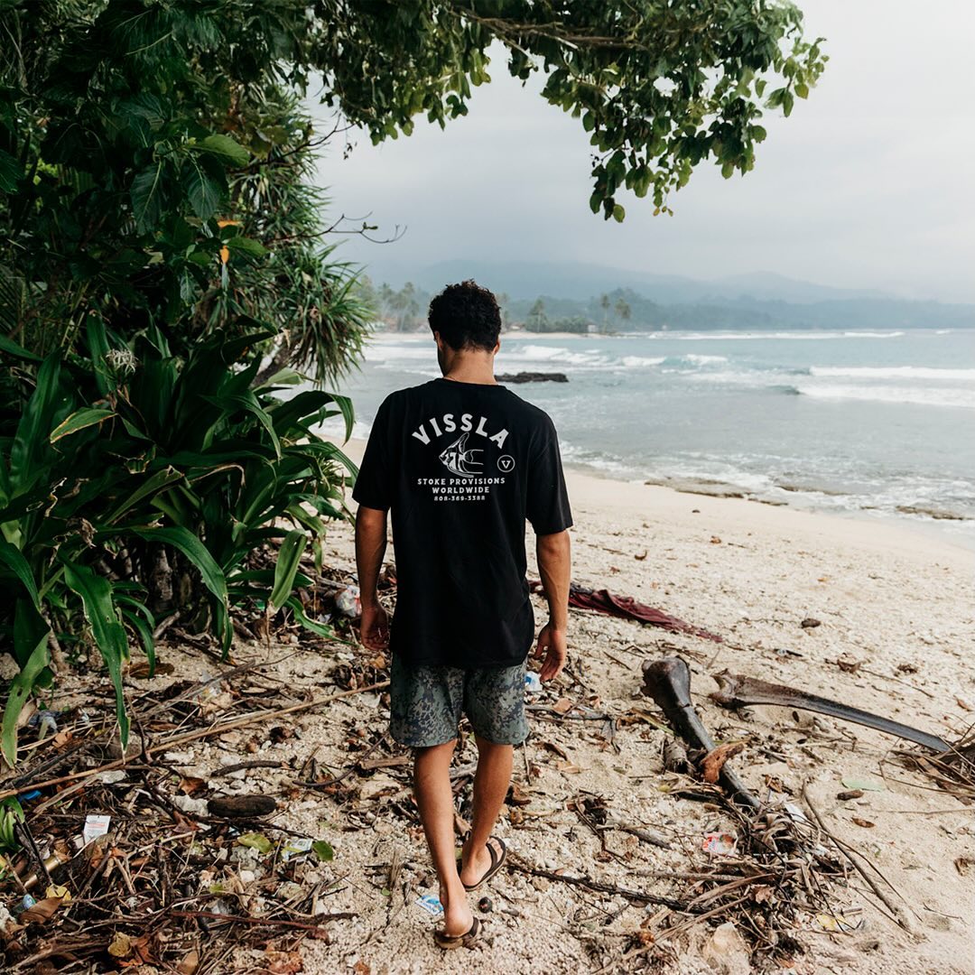 Camiseta Vissla Salty Stoke Preto