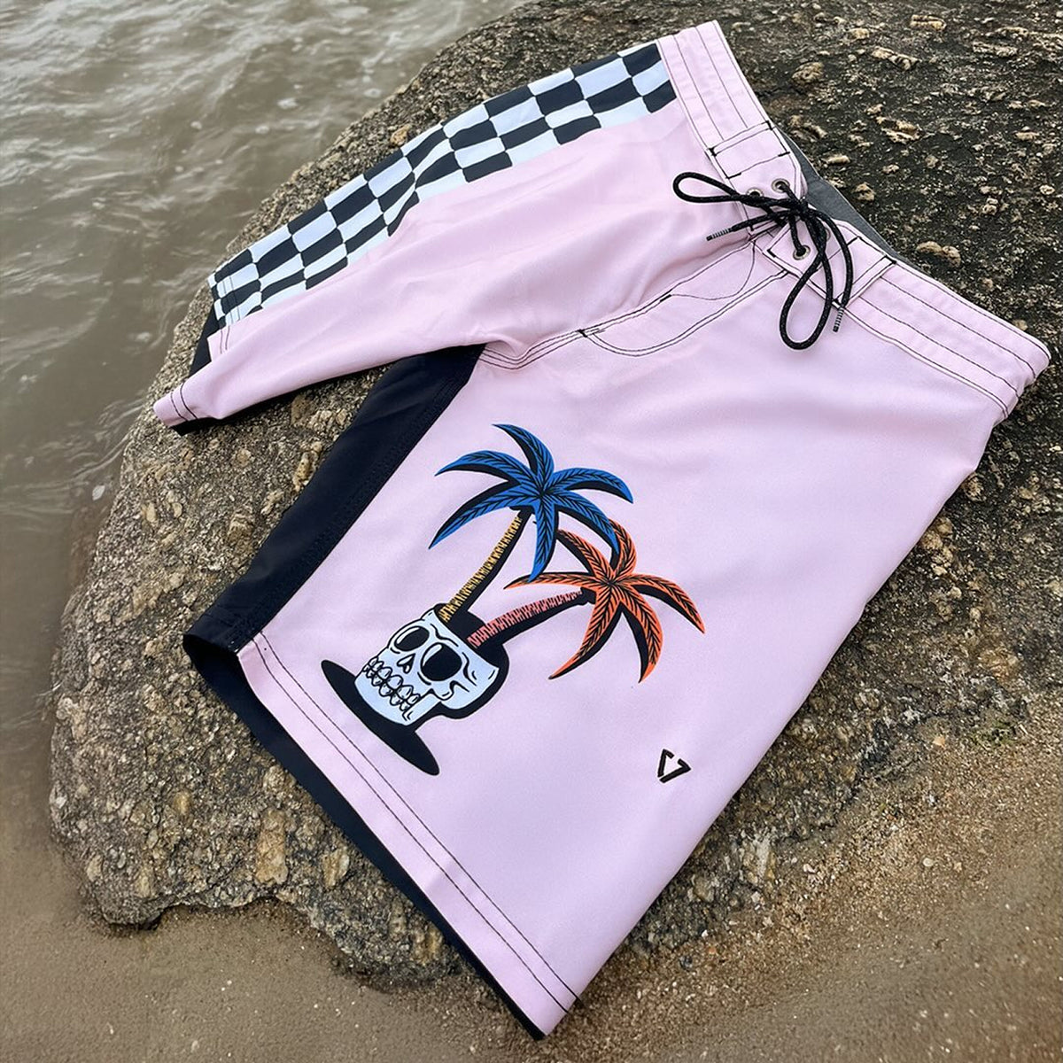 Boardshort Vissla 18,5'' Tropic Terror Rosa