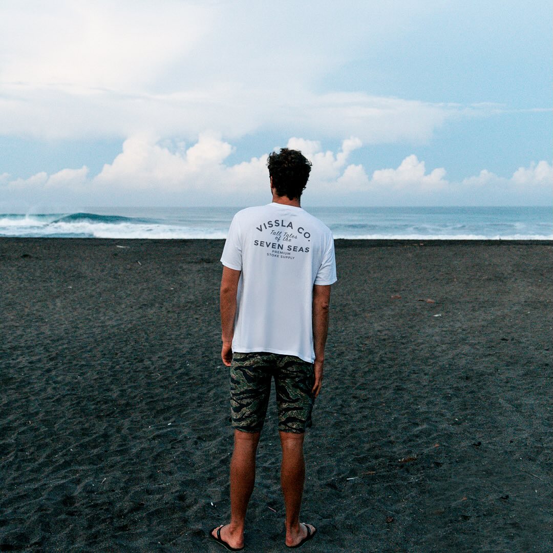 Camiseta Vissla Stoke Branco