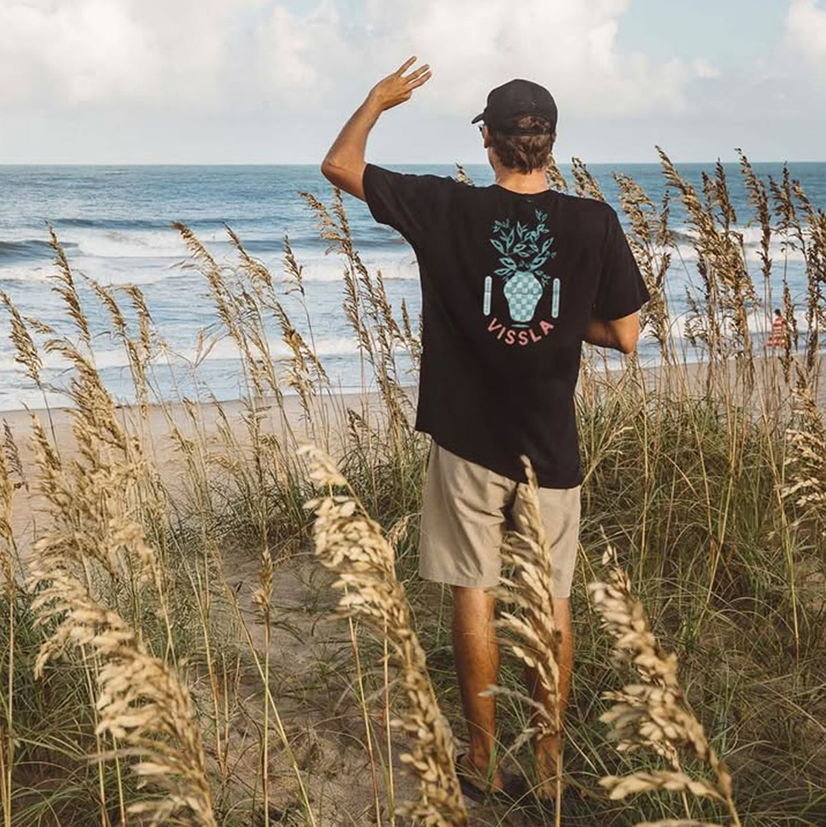 Camiseta Vissla Floravisions Preto
