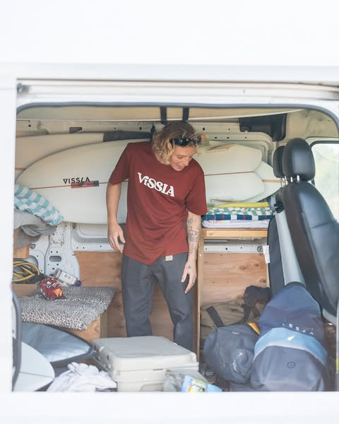 Camiseta Vissla Flow Vermelho