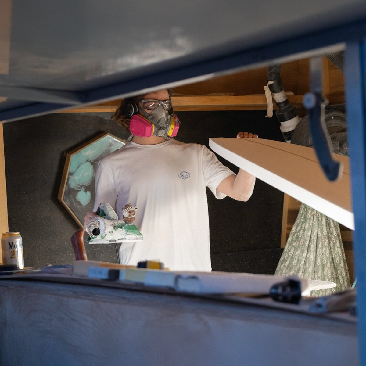 Camiseta Vissla Magic Hands Branco