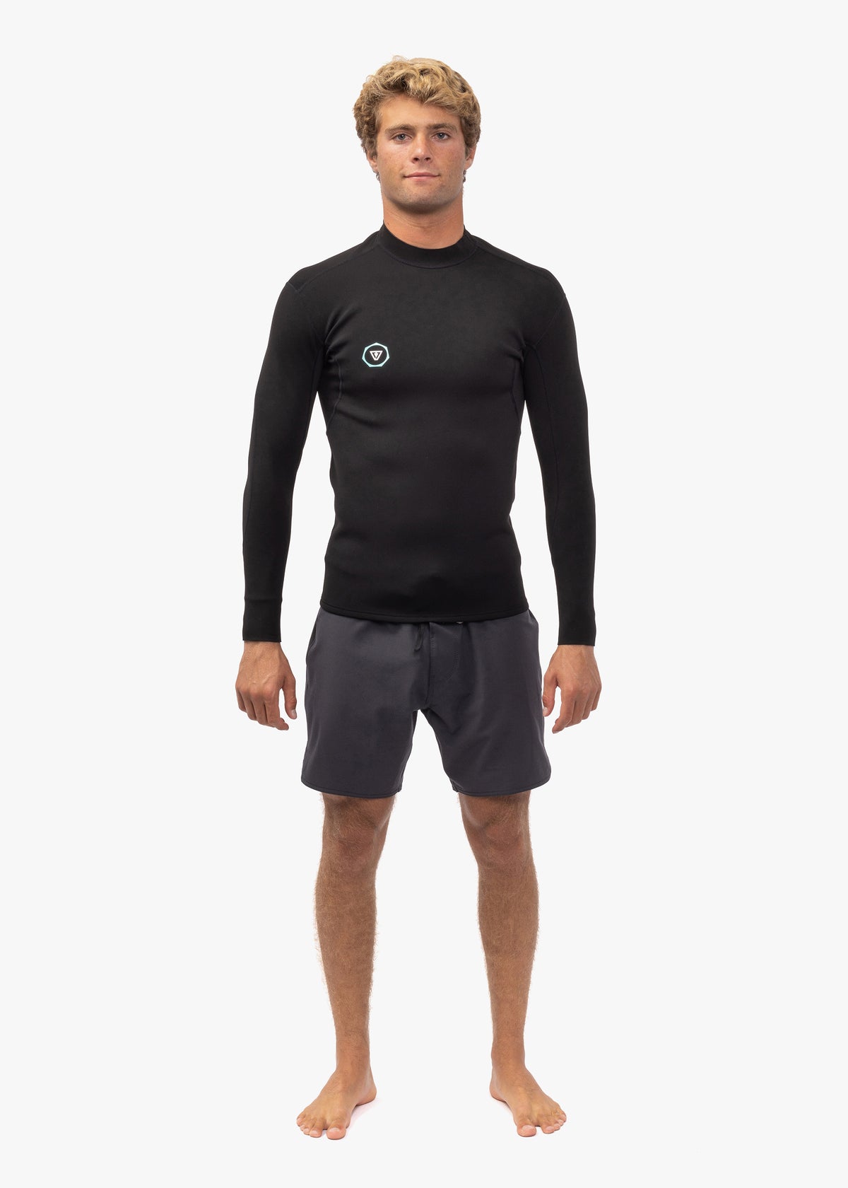 Jaqueta Neoprene Vissla 7 Seas 1mm LS Preto