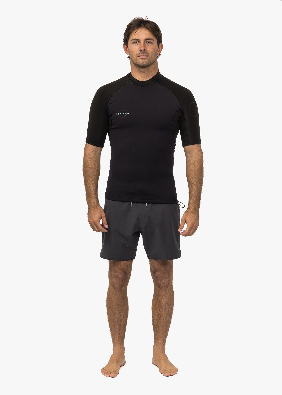 Jaqueta Vissla High Seas II 1MM SS Preta – Vissla Brasil