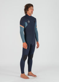 Thumbnail for Long John 7 Seas Raditude 3-2 Full Chest Zip Marinho Escuro