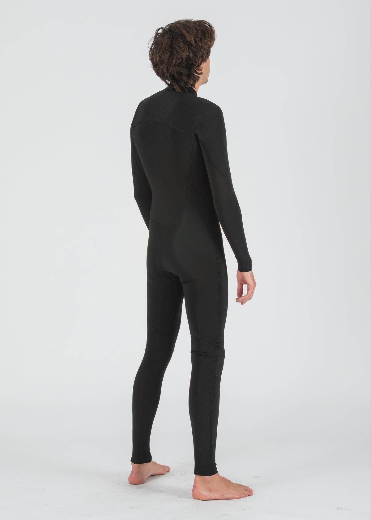 Long John Vissla 7 Seas 3-2 Full Chest Zip Preto