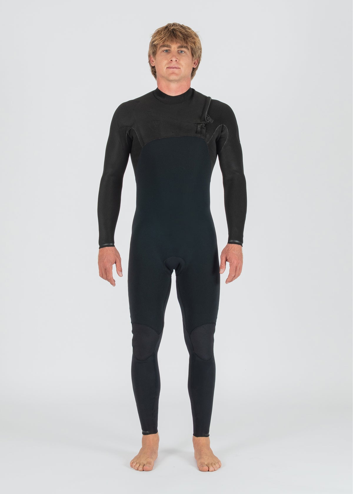 Long John Vissla High Seas II 3-2 Full Chest Zip Preto