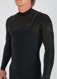 Thumbnail for Long John Vissla High Seas II 3-2 Full Chest Zip Preto