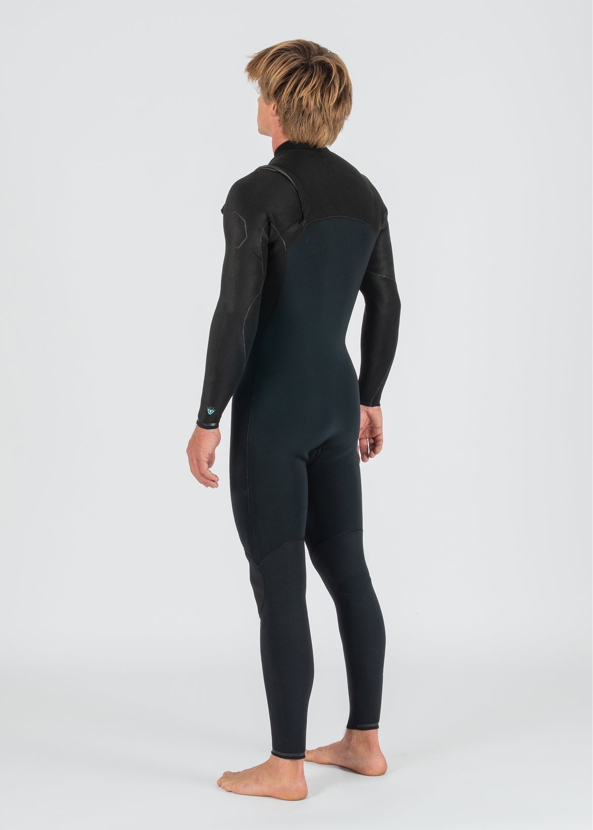 Long John Vissla High Seas II 3-2 Full Chest Zip Preto