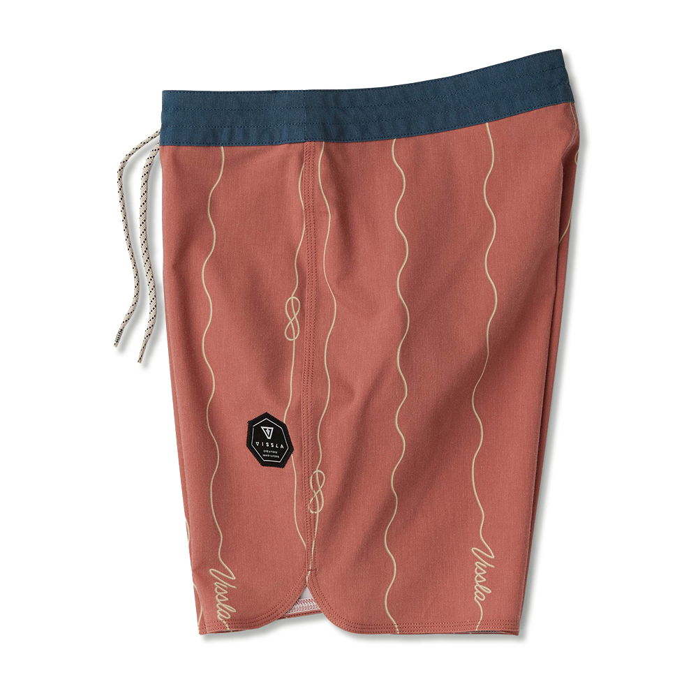 Boardshorts Vissla Roundup 18,5" Coconut Retro Red