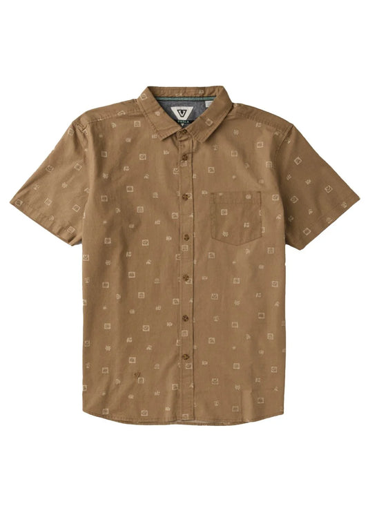 Camisa Importada Vissla Ecology Marks Marrom