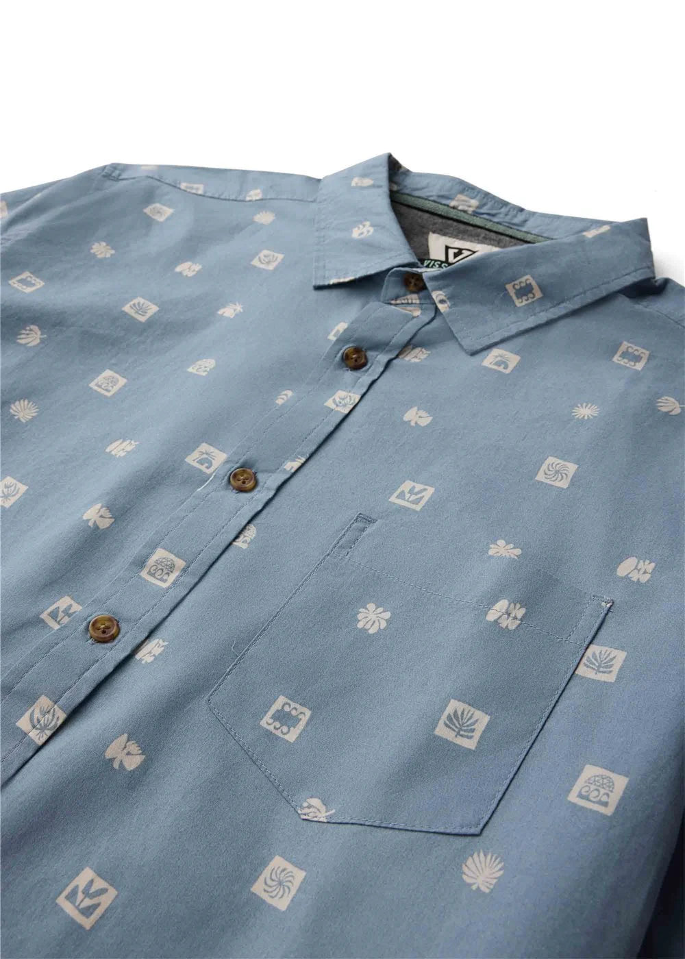 Camisa Importada Vissla Ecology Marks Azul
