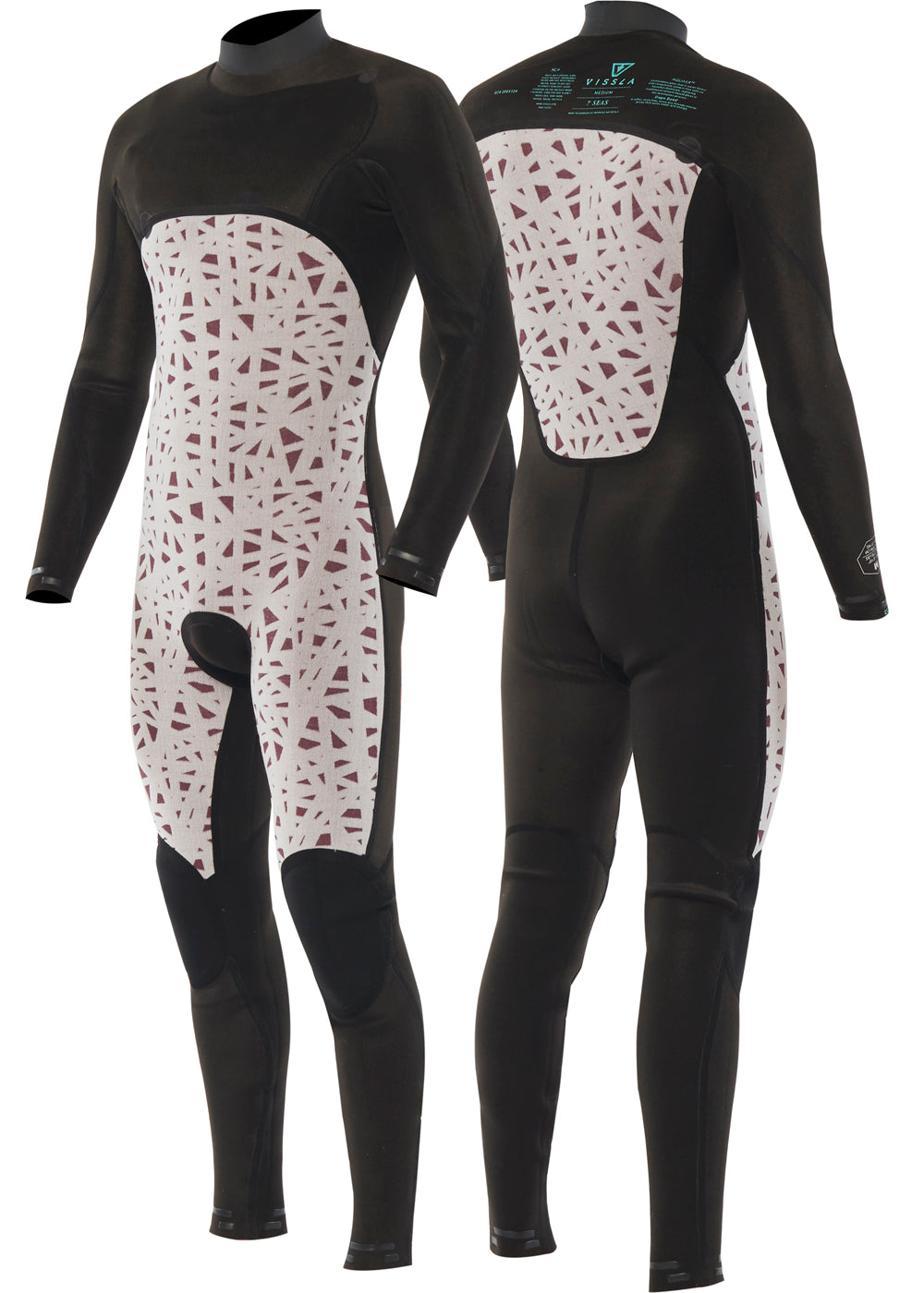 Long John Vissla 7 Seas 3/2 Full Chest Zip