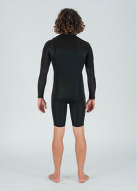 Thumbnail for Short John Vissla High Seas II 2-2 LS Spring Preto