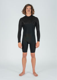 Thumbnail for Short John Vissla High Seas II 2-2 LS Spring Preto