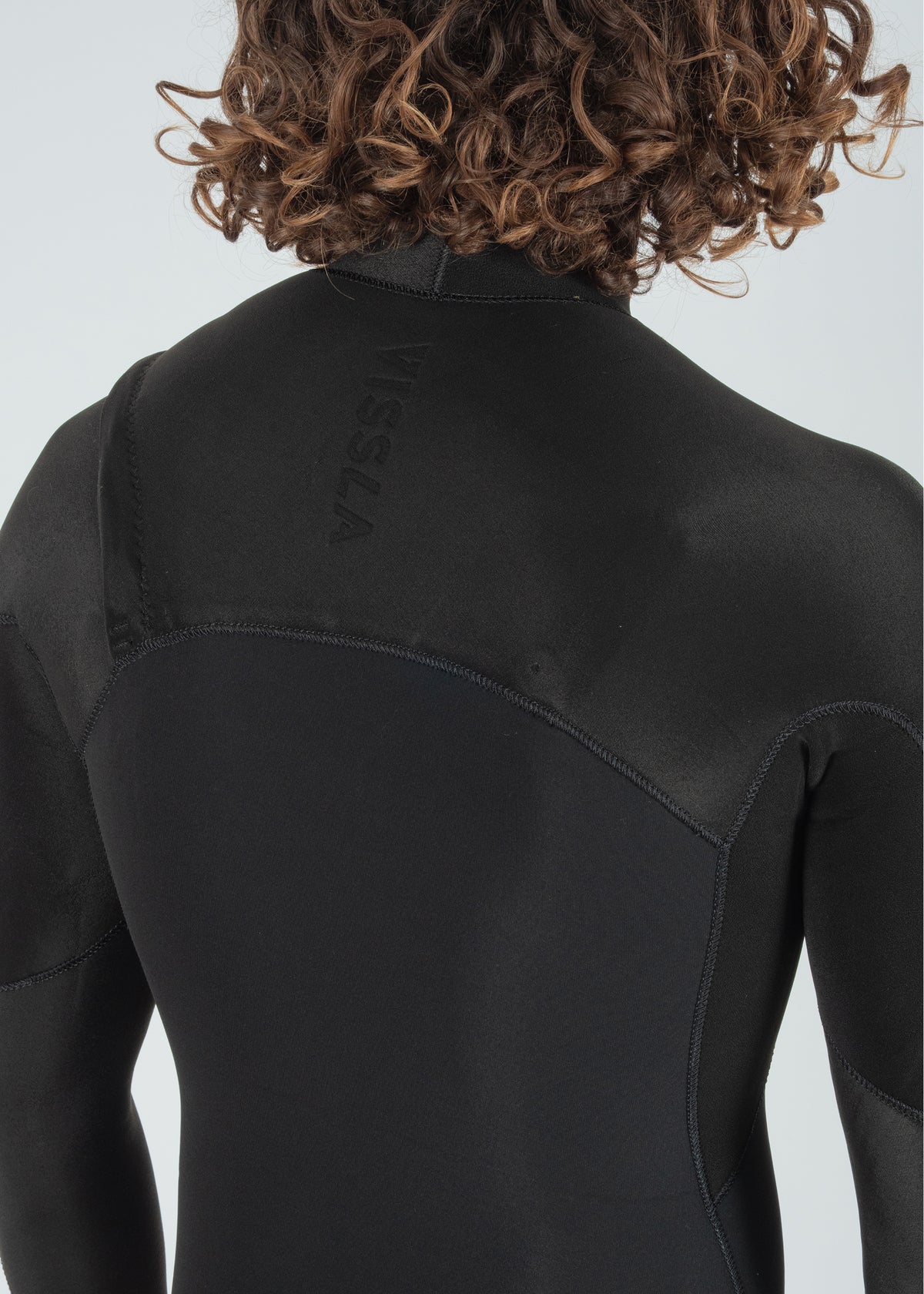 Short John Vissla High Seas II 2-2 LS Spring Preto