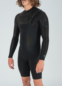 Thumbnail for Short John Vissla High Seas II 2-2 LS Spring Preto