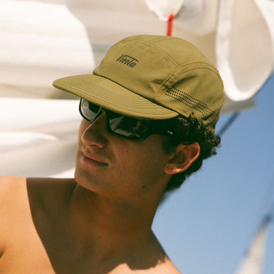 Boné Aba Reta Verde Vissla Big Spin