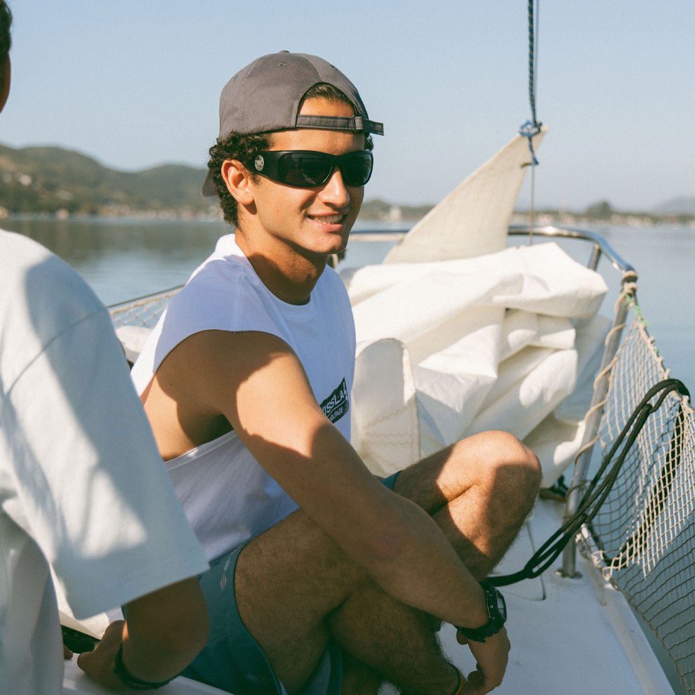 Boné Aba Curva Cinza Vissla Ethos