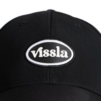 Thumbnail for Boné Aba Curva Preto Vissla Solid Sets